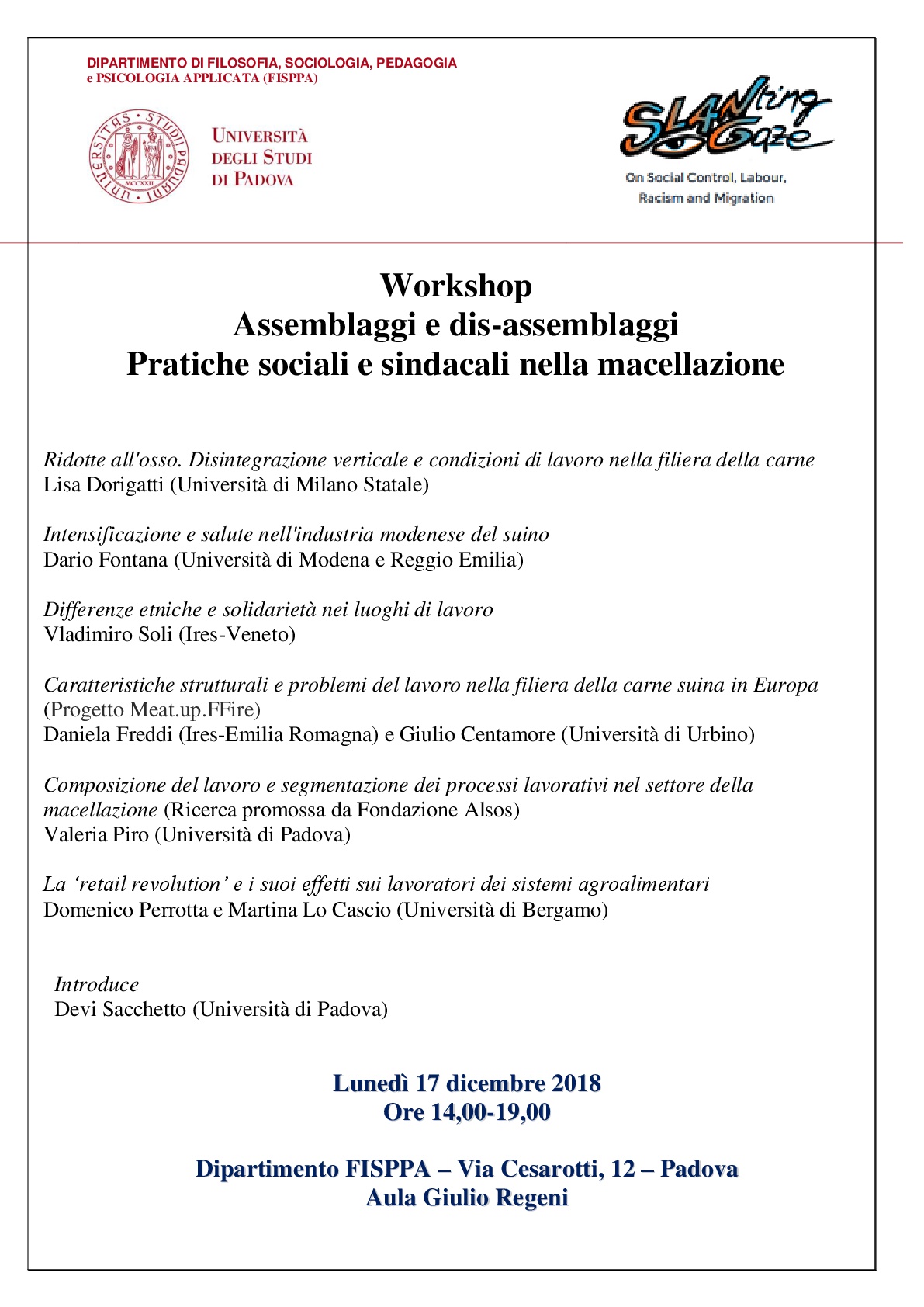 Assemblaggi e dis-assemblaggi. Pratiche sociali e sindacali nella macellazione Thumb
